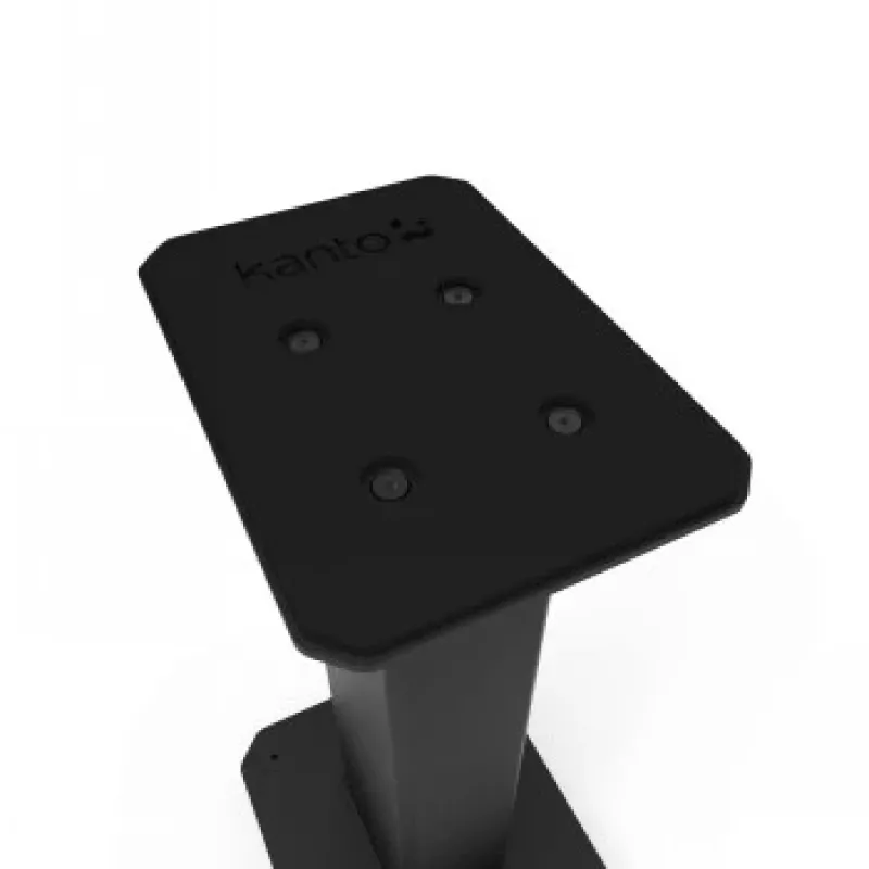 Kanto Audio 22 Soportes de altavoz altos rellenables con patas aislantes - Negro (par)