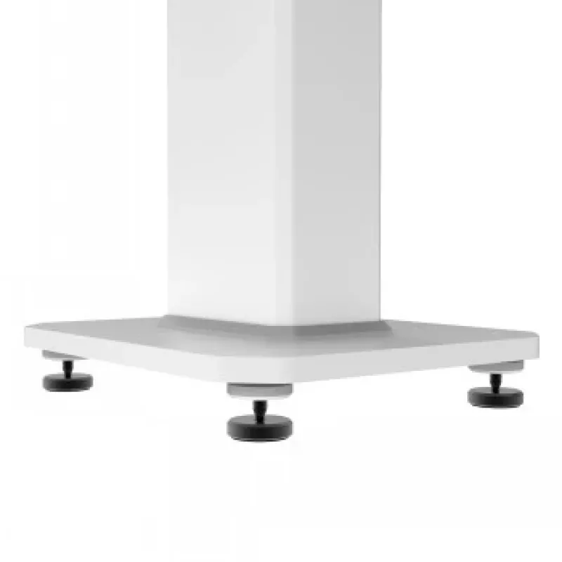 KANTO AUDIO 26 Soportes de altavoz altos rellenables con patas aislantes - Blanco (par)