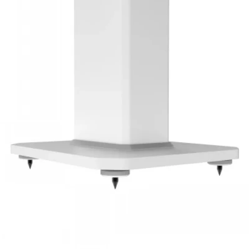 KANTO AUDIO 26 Soportes de altavoz altos rellenables con patas aislantes - Blanco (par)