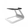 KANTO AUDIO soportes de escritorio elevados para altavoces pequeños - blanco (par)