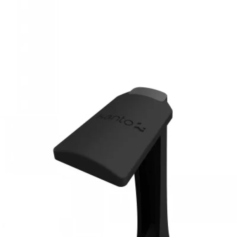 Kanto Audio soporte universal de escritorio para auriculares con acolchado de silicona y soporte para adaptador
