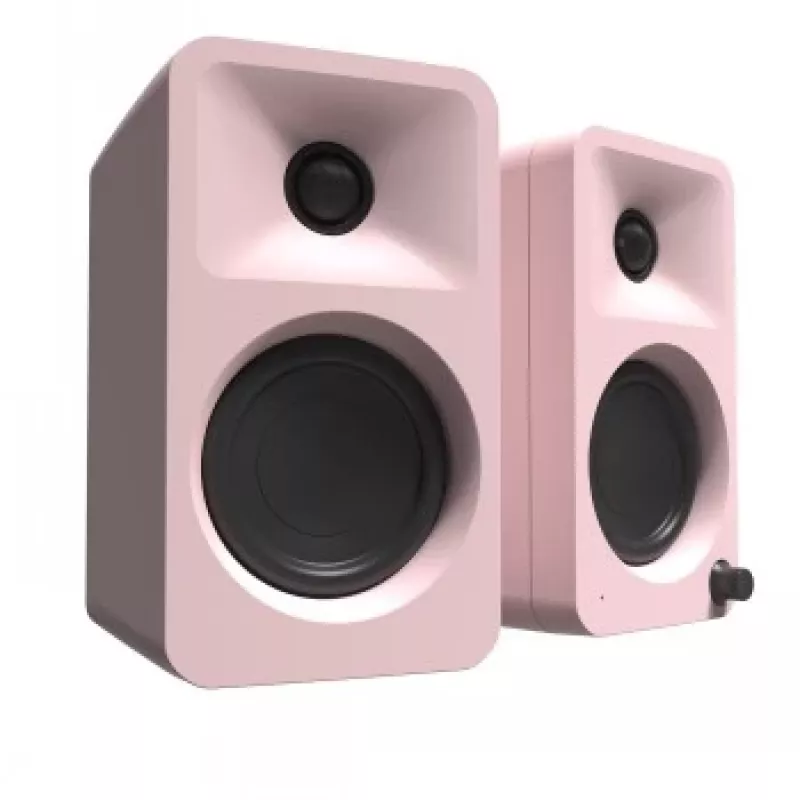 KANTO AUDIO altavoces de escritorio de referencia activos 100W con Bluetooth - rosa, par (incl. cable de alimentación USB-C)