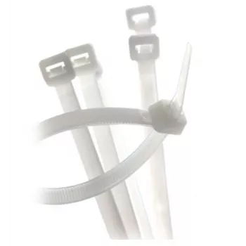 TRYTYT bridas blancas 370x3,6 mm GT-370IC (100 unidades)