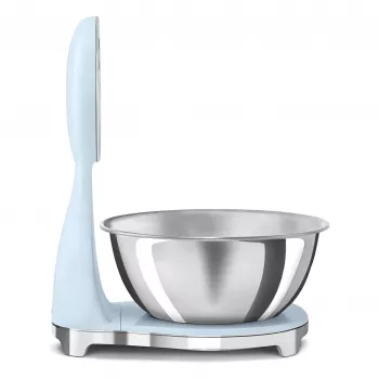 Smeg KSF01PBWW Báscula de cocina analógica y digital azul pastel