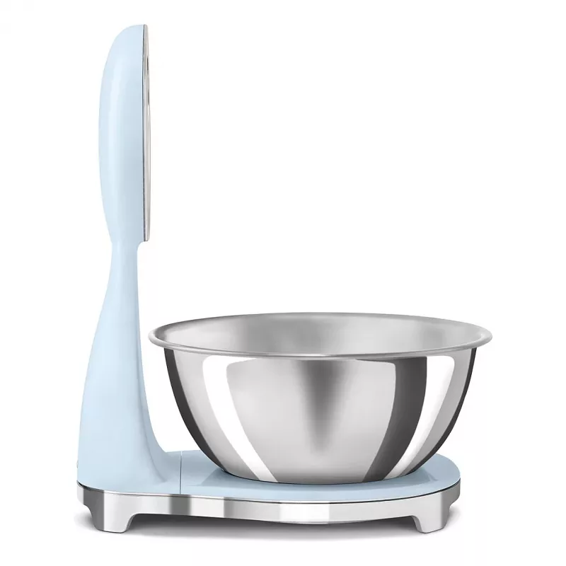 Smeg KSF01PBWW Báscula de cocina analógica y digital azul pastel