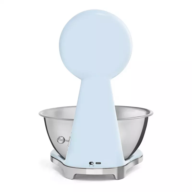 Smeg KSF01PBWW Báscula de cocina analógica y digital azul pastel