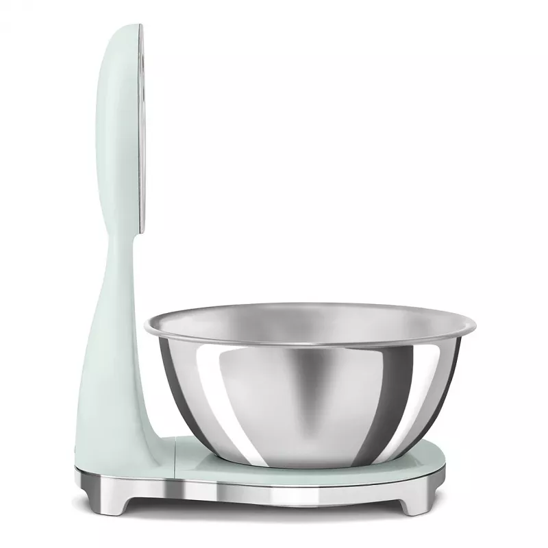 SMEG Báscula de cocina analógica y digital verde pastel KSF01PGWW