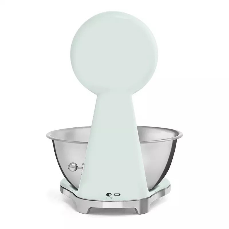 SMEG Báscula de cocina analógica y digital verde pastel KSF01PGWW