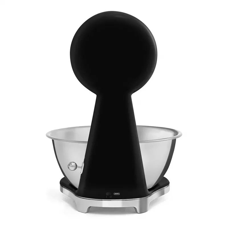SMEG Báscula de cocina analógica y digital negra KSF01BLWW