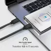 SBS TECABLETISSUETCCK Cable trenzado USB-C a USB-C 1,5 m 60 W PD carga rápida y sincronización de datos - Negro