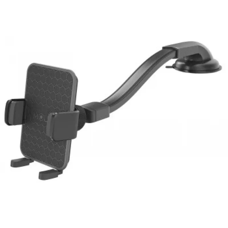 CELLY Mountflex Plus soporte para coche parabrisas / salpicadero, cuello de cisne largo - negro