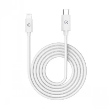 CELLY cable Lightning a USB-C 60W - 1,2m blanco MFi certificado