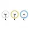 CELLY Ring Professional trípode con luz - 160 cm, panel LED anular de 10 inch, alimentación USB, negro