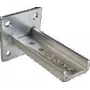BFT SFR L-B escuadra de montaje ajustable larga (fijación atornillada) para poste de puerta, 1 automatismo