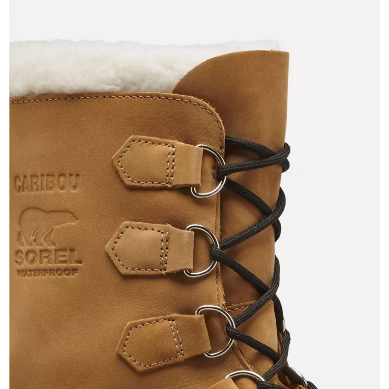 SOREL Caribou botas de nieve hombre negro, marrón