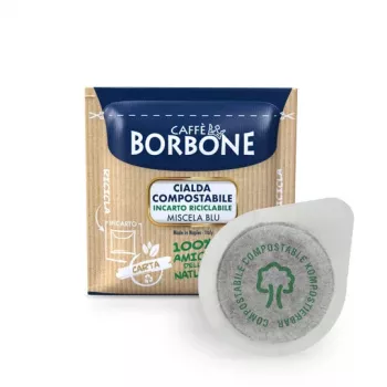 Caffè Borbone Miscela Blu 44mm monodosis de café ESE pack de 100 (de 7,2 g cada una)