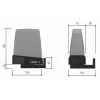 CAME KRX1FXSW luz LED intermitente de advertencia blanca 24/230V (806LA-0020)