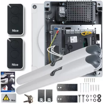 NICE WINGO 3524 kit de motor para puerta de dos hojas 24V (sin fotocélulas)