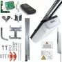 Kit de motor para puerta de garaje FAAC D600 FDS con carril de dos piezas y correa dentada Kevlar de 3m