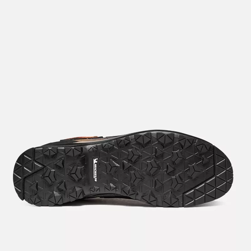 Garmont Akron GTX Zapatillas de vía ferrata - Dach Brown/Tango Red (EU 44,5)