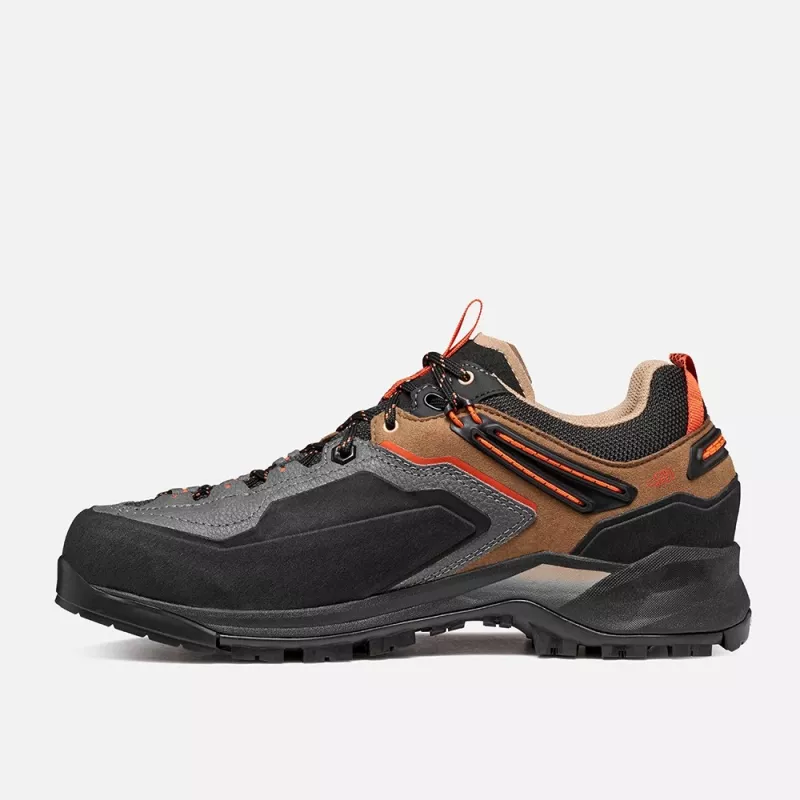 Garmont Akron GTX Zapatillas de vía ferrata - Dach Brown/Tango Red (EU 44,5)