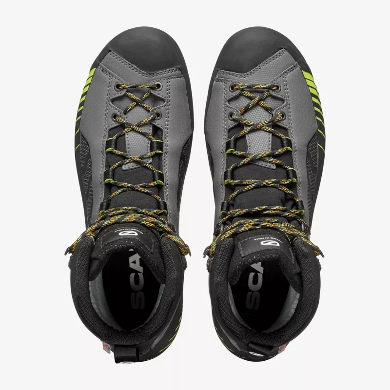 Scarpa Ribelle Lite HD Botas de alpinismo - Iron Gray/Lime - talla 47 EU