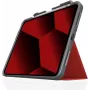 Funda STM Dux Plus para Apple iPad 10,9 pulgadas (10.ª generación, 2022) - rojo/transparente - Bulk