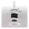 Soporte de montaje enrasado Ubiquiti UACC-G5-Dome-Ultra-FM-W para cámara G5 Dome Ultra, blanco