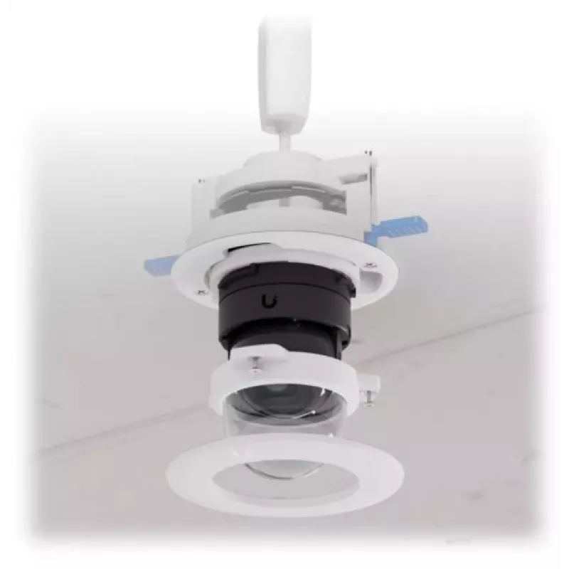Soporte de montaje enrasado Ubiquiti UACC-G5-Dome-Ultra-FM-W para cámara G5 Dome Ultra, blanco