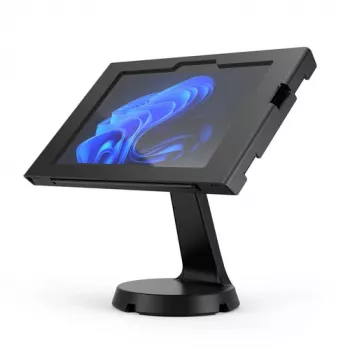 Soporte de mostrador con carcasa COMPULOCKS Apex para Surface Go 1-4 Gen, negro