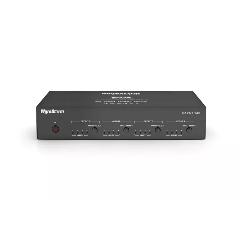 Wyrestorm matriz conmutadora HDMI 4x4 4K con salidas escalables
