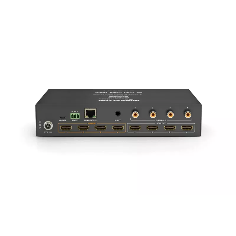 Wyrestorm matriz conmutadora HDMI 4x4 4K con salidas escalables