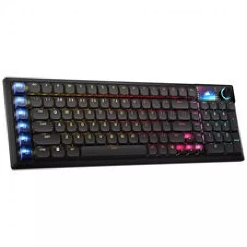 Corsair Vanguard Air 99 teclado gaming inalámbrico, óptico-mecánico, Low Profile, 8K Polling, distribución DE - Black