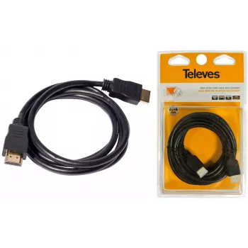 Televes cable HDMI 2.0 1,5m 4K Negro