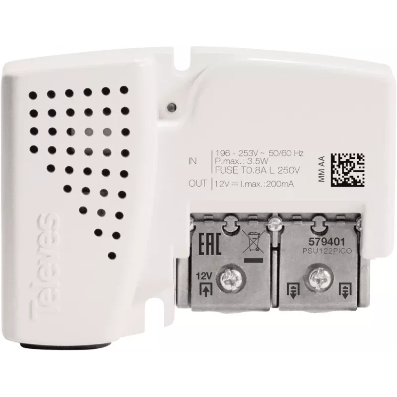 Televes Picokom 2S fuente de alimentación 12V 200mA 579401