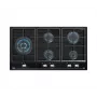 TEKA GZC 95320 XBC BK Placa de gas, 5 quemadores, Negro, empotrable