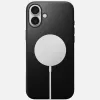 Funda de piel Nomad Modern para iPhone 16 Plus - negro