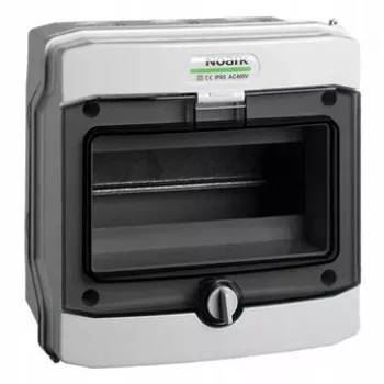 NOARK PHS 6T Caja de superficie IP65 1x6 módulos Gris
