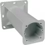 KOPOS KEZ_KB Caja de instalación eléctrica para fachadas con aislamiento térmico, 120x120mm, Gris/Naranja
