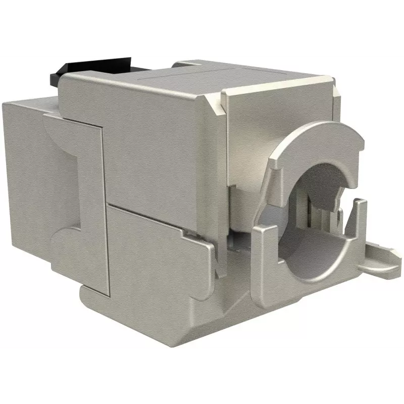 Solarix Cat.6A STP RJ45 Keystone Jack sin herramienta SXKJ-10G-STP-RAL-SA