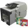 Solarix Cat.6A STP RJ45 Keystone Jack sin herramienta SXKJ-10G-STP-RAL-SA