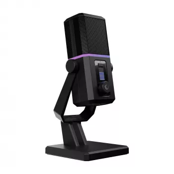 Micrófono gaming Rampage Cyclone RGB USB-C negro