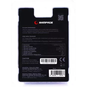 Almohadilla térmica Rampage Termopad XTP-002 31×50×0,2mm PTM
