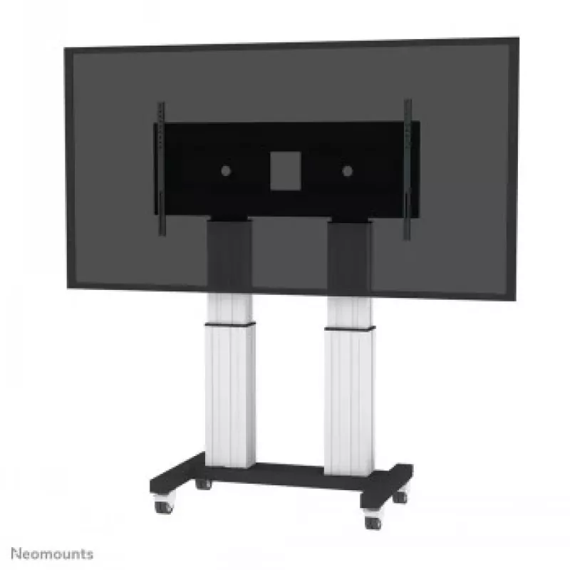 Soporte de suelo móvil motorizado NEOMOUNTS NEWSTAR para pantallas de 70-120 pulgadas, VESA 300x200 a 1200x600, plata