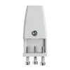 Pinza de mesa Neomounts para serie NS-GLSPROTECT - grosor de mesa 8-25 mm - pack de 2, blanco