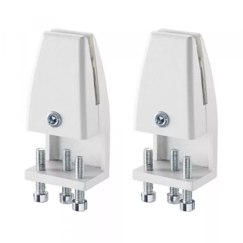 Pinza de mesa Neomounts para serie NS-GLSPROTECT - grosor de mesa 8-25 mm - pack de 2, blanco