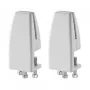 Pinza de mesa Neomounts para serie NS-GLSPROTECT - grosor de mesa 8-25 mm - pack de 2, blanco
