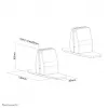 Soporte de mesa Neomounts para carcasas de tablet de la serie NS-GLSPROTECTXXX - pack de 2, negro
