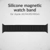 Correa de silicona Mobilize - magnética - para Apple 42/44/45/49mm - negra