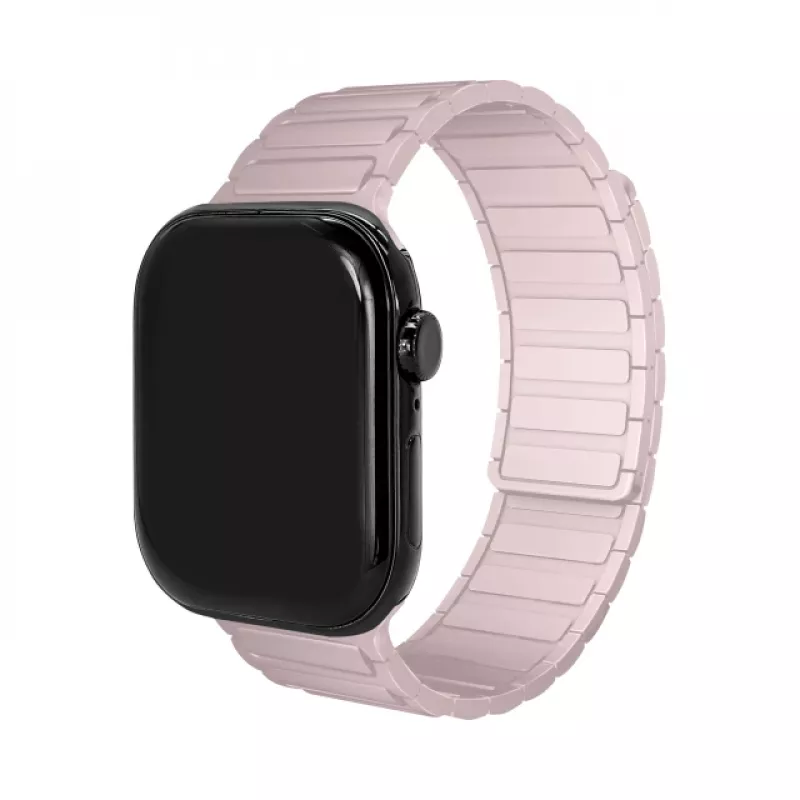 Correa de silicona para reloj Mobilize - magnética - para Apple 38/40/41mm - rosa